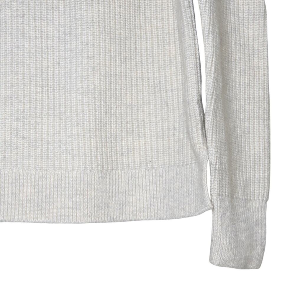 Banana Republic Womens M Pearl Silver Bead Merino Wool Alpaca Blend Sweater - Picture 5 of 8